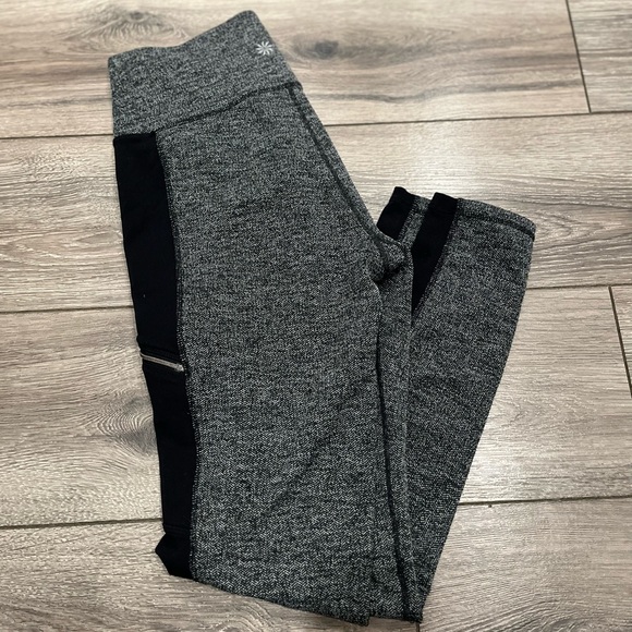 Athleta Pants & Jumpsuits Nwot Athleta Thick Leggings Side Pockets Sz Medium Poshmark